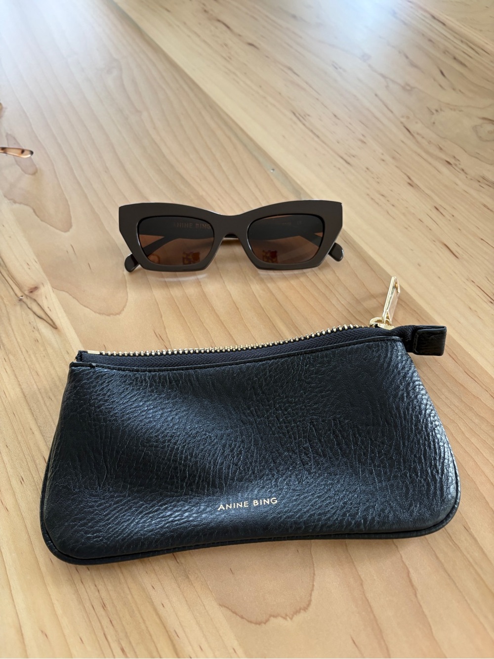 Anine Bing Brown Cateye Sunglasses